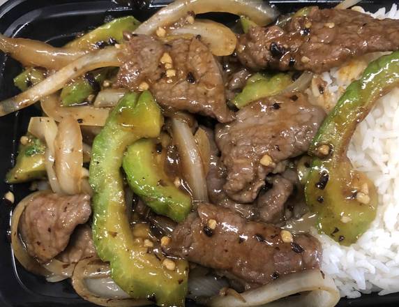 Bitter melon With Beef   豉汁涼瓜炒牛